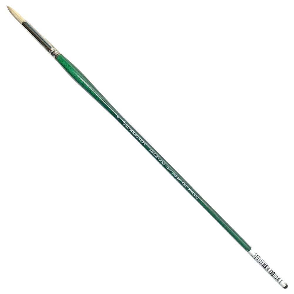Grumbacher Gainsborough Hog Bristle Brush Series 1271 Round #4