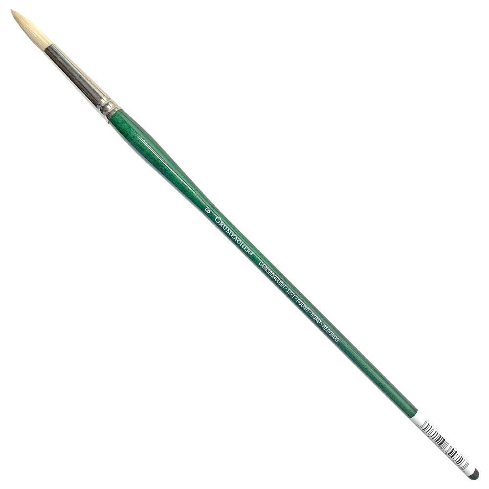 Grumbacher Gainsborough Hog Bristle Brush Series 1271 Round #6