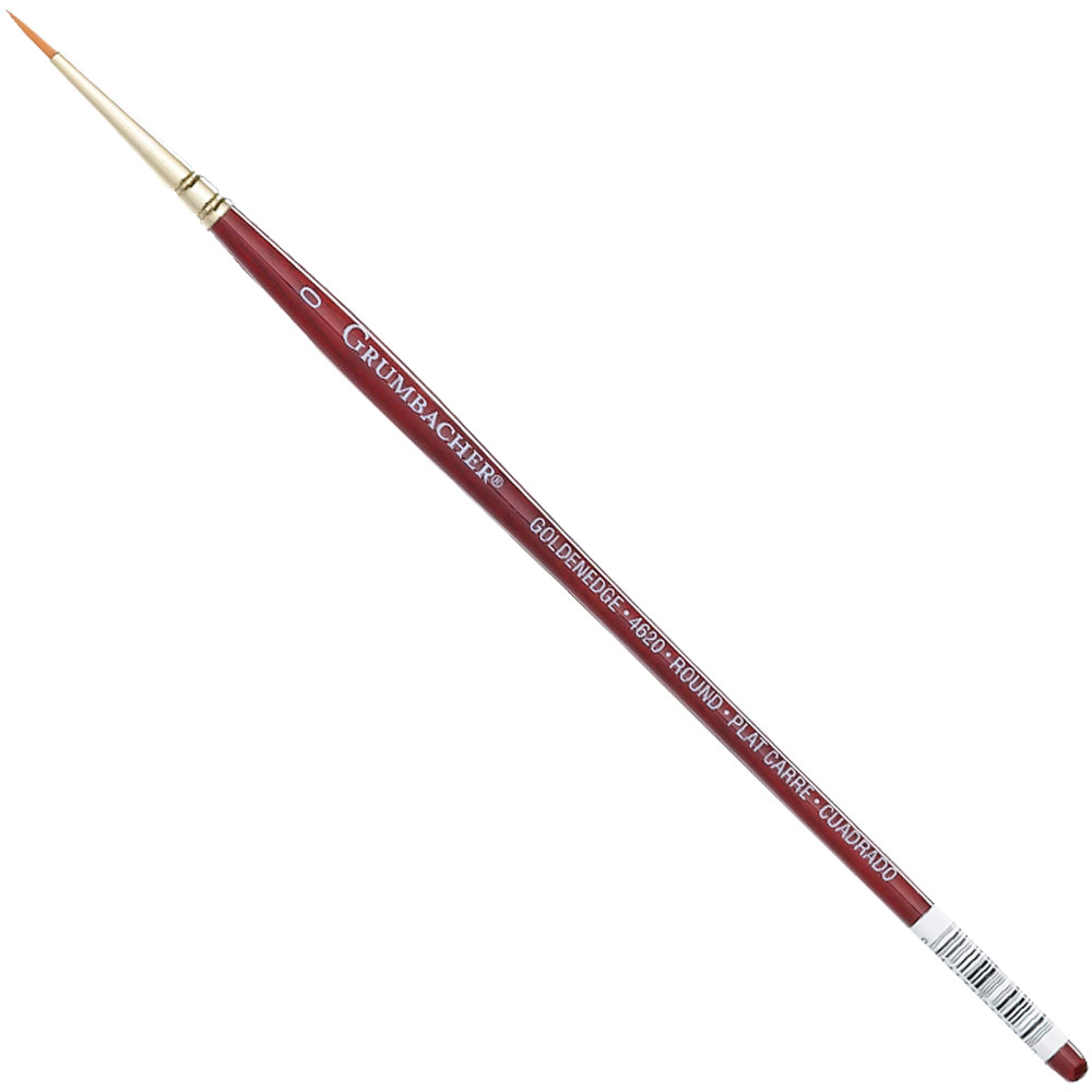 Grumbacher Goldenedge Talkon Watercolor Brush Series 4620 Round #0