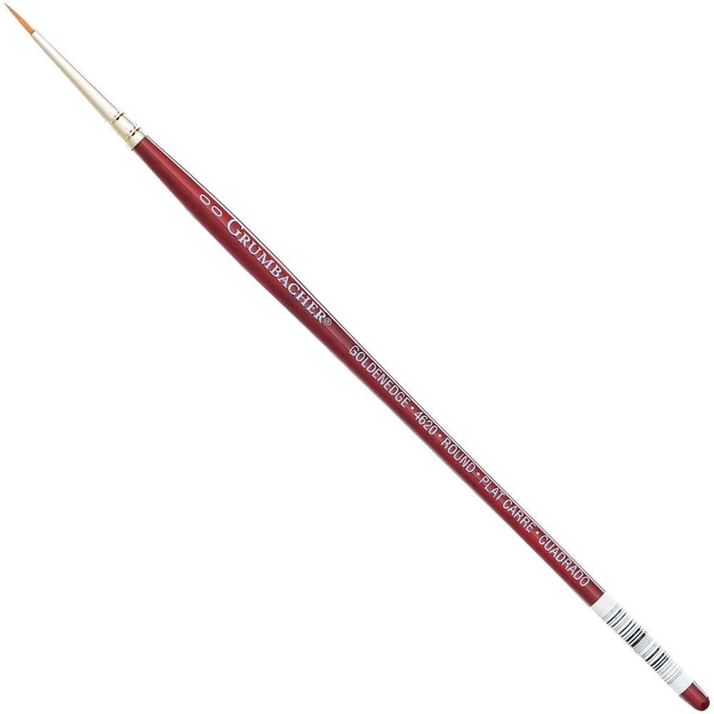 Grumbacher Goldenedge Talkon Watercolor Brush Series 4620 Round #00