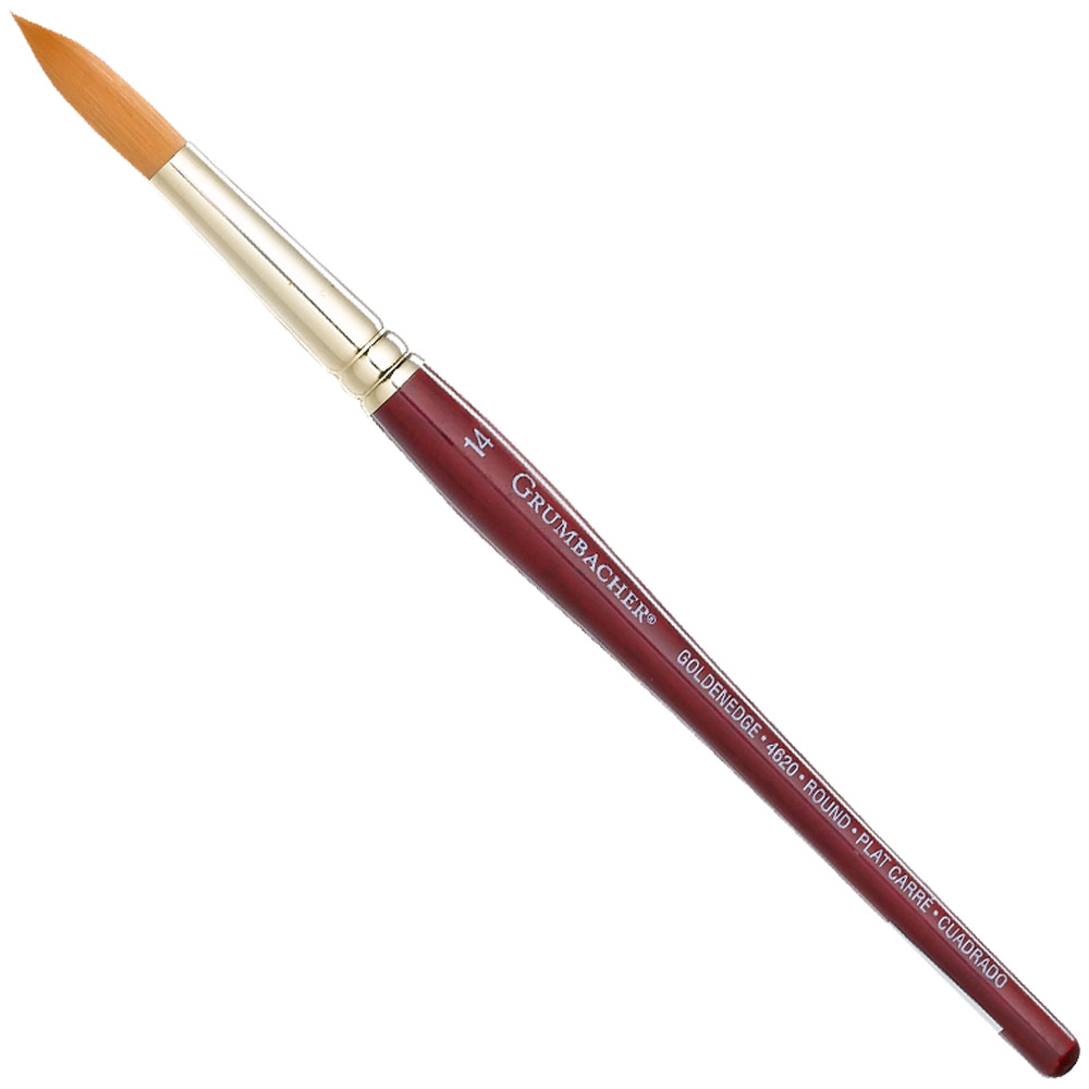 Grumbacher Goldenedge Talkon Watercolor Brush Series 4620 Round #14