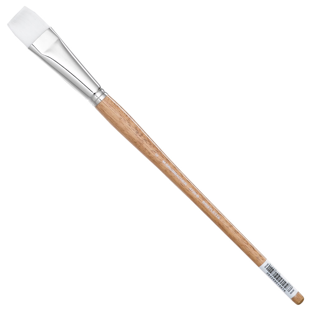 Grumbacher Bristlette White Synthetic Bristle Brush Series 4720 Bright #12