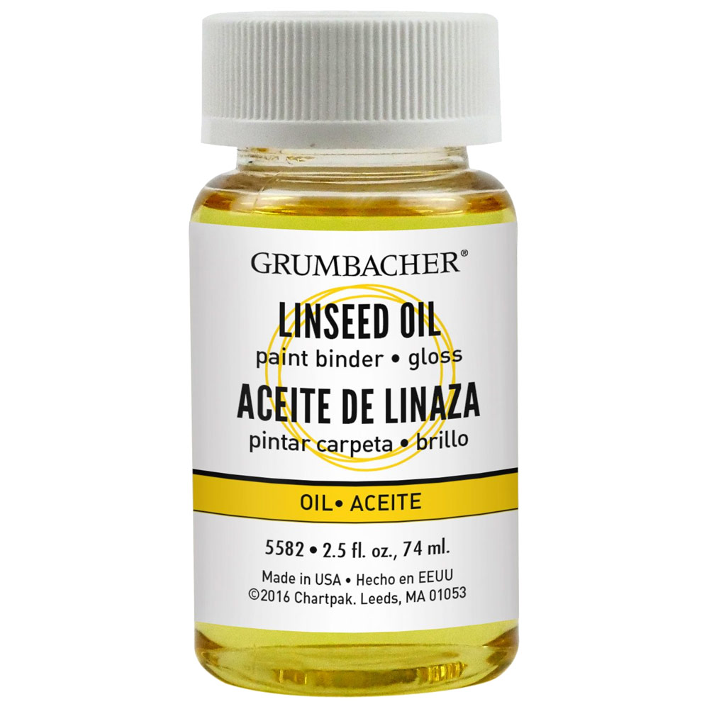 Grumbacher Linseed Oil 2.5oz