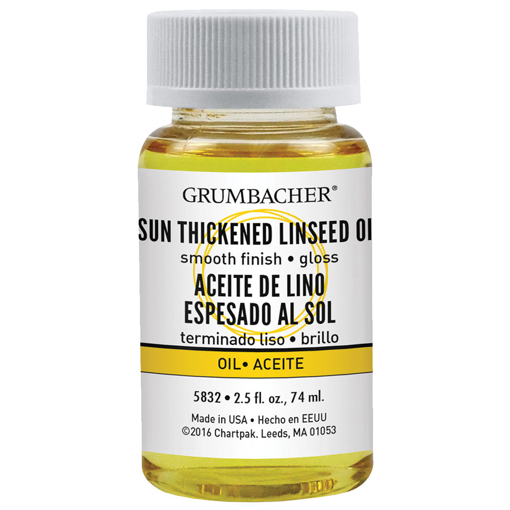 Grumbacher Sun-Thick Linseed Artists Oil Medium 2.5 oz (74 ml)