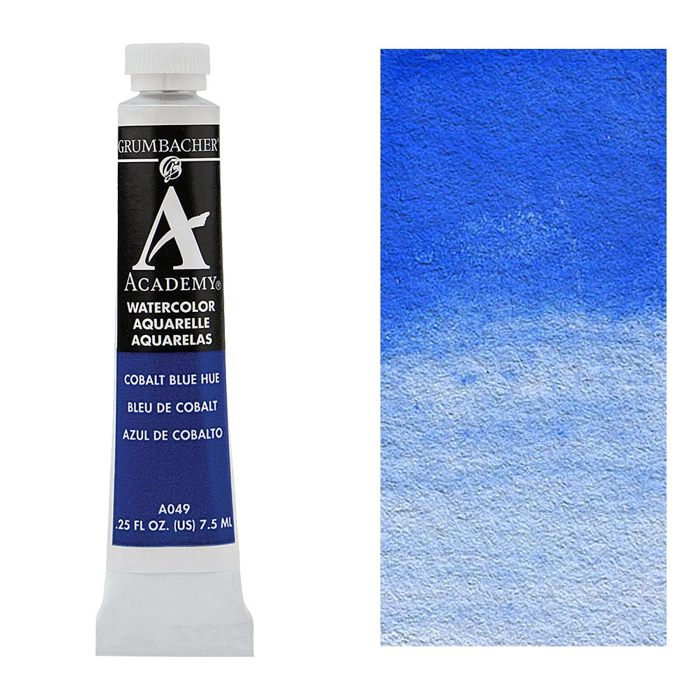 Grumbacher Academy Watercolor 7.5ml Cobalt Blue Hue