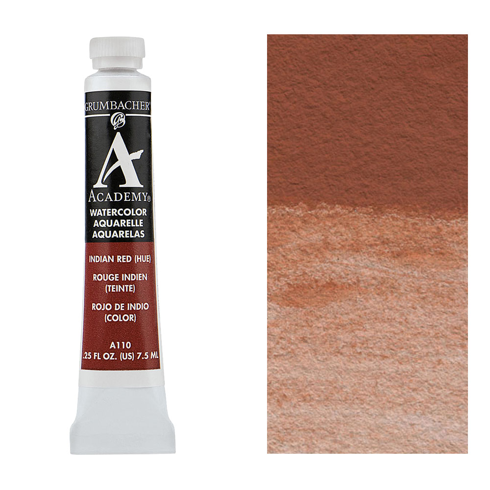 Grumbacher Academy Watercolor 7.5ml Indian Red Hue