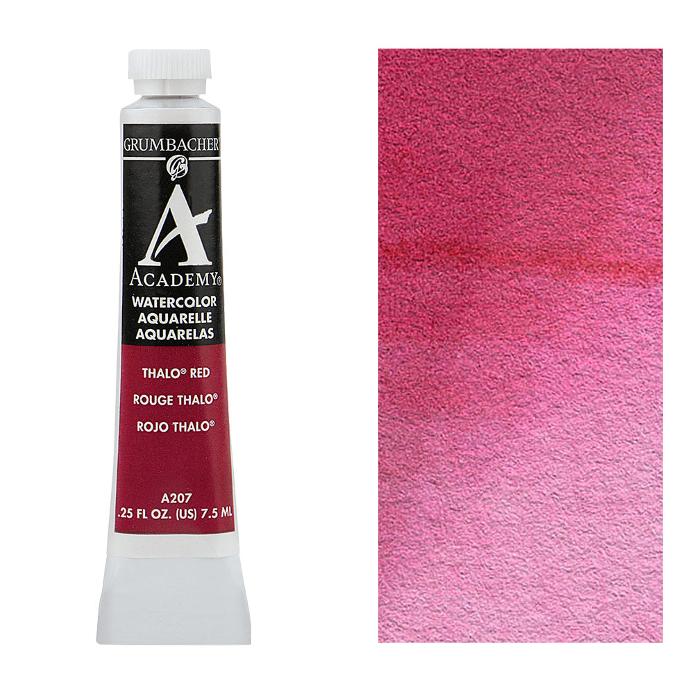 Academy Watercolor 7.5ml - Thalo Red