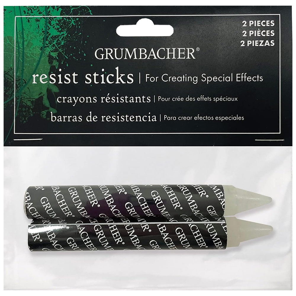 Grumbacher Wax Resist Stick 2 Pack
