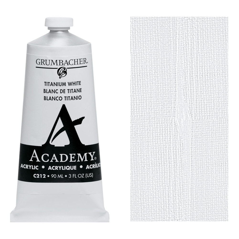 Grumbacher Academy Acrylic 90ml Titanium White