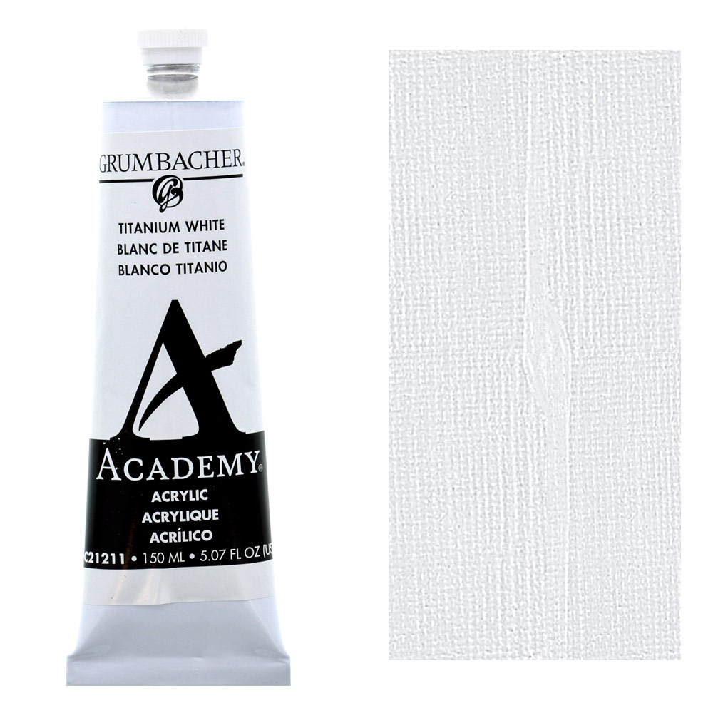 Grumbacher Academy Acrylic 150ml Titanium White