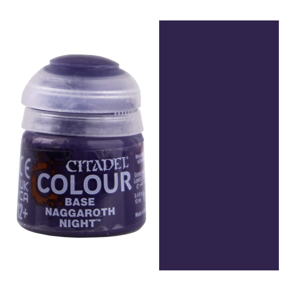 Citadel Colour Water-Based Model Paint 12ml Base Naggaroth Night