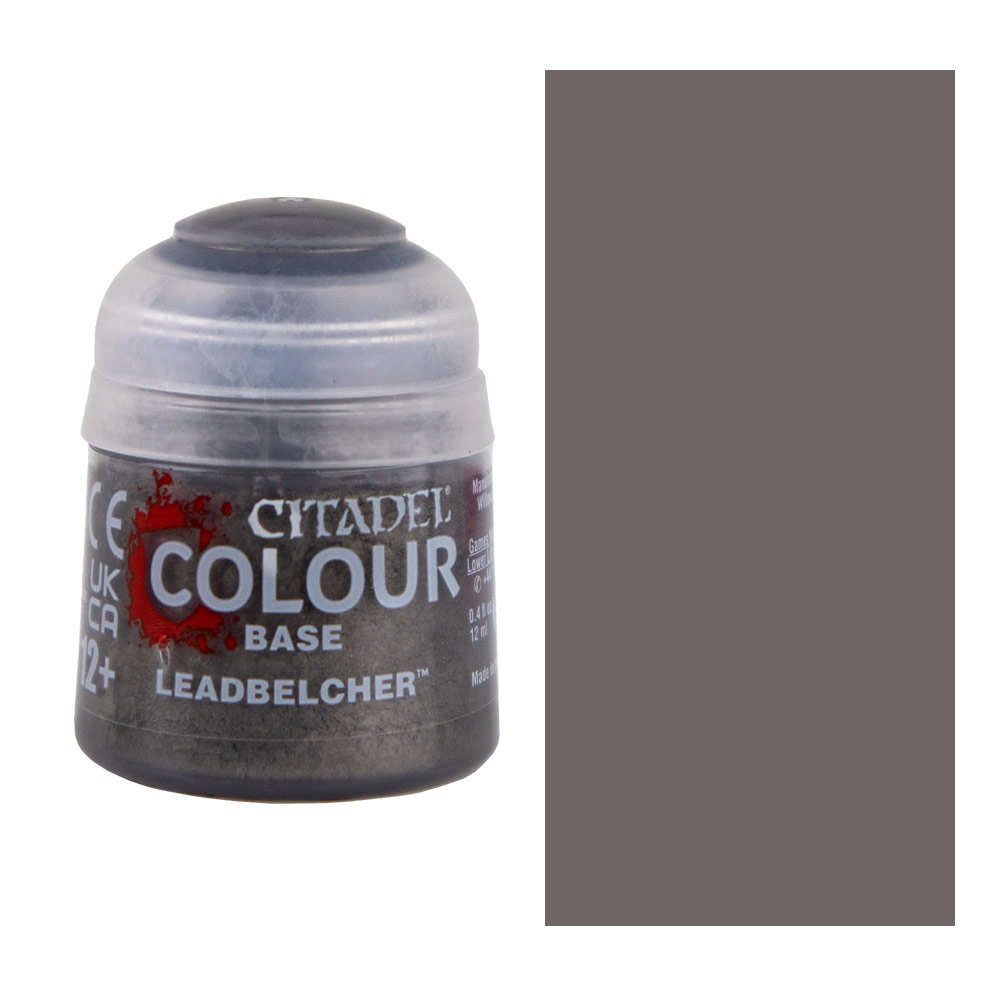 Citadel Colour Water-Based Model Paint 12ml Base Leadbelcher