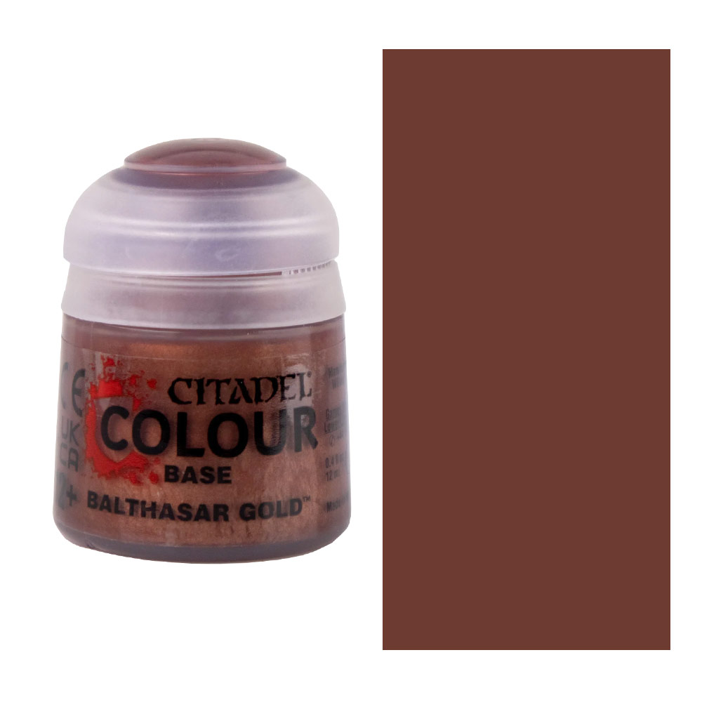 Citadel Colour Water-Based Model Paint 12ml Base Balthasar Gold