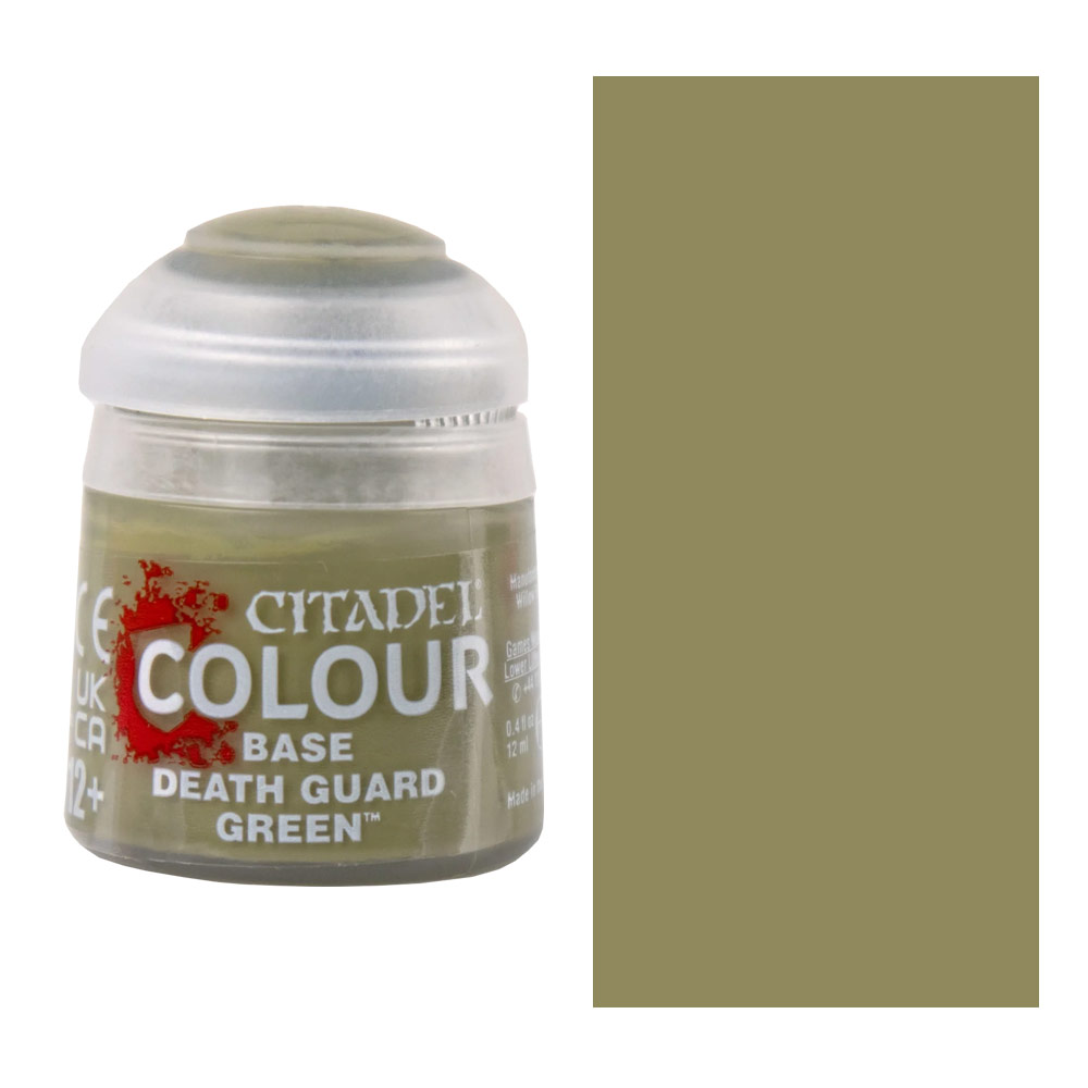 Citadel Colour Water-Based Model Paint 12ml Base Death Guard Green