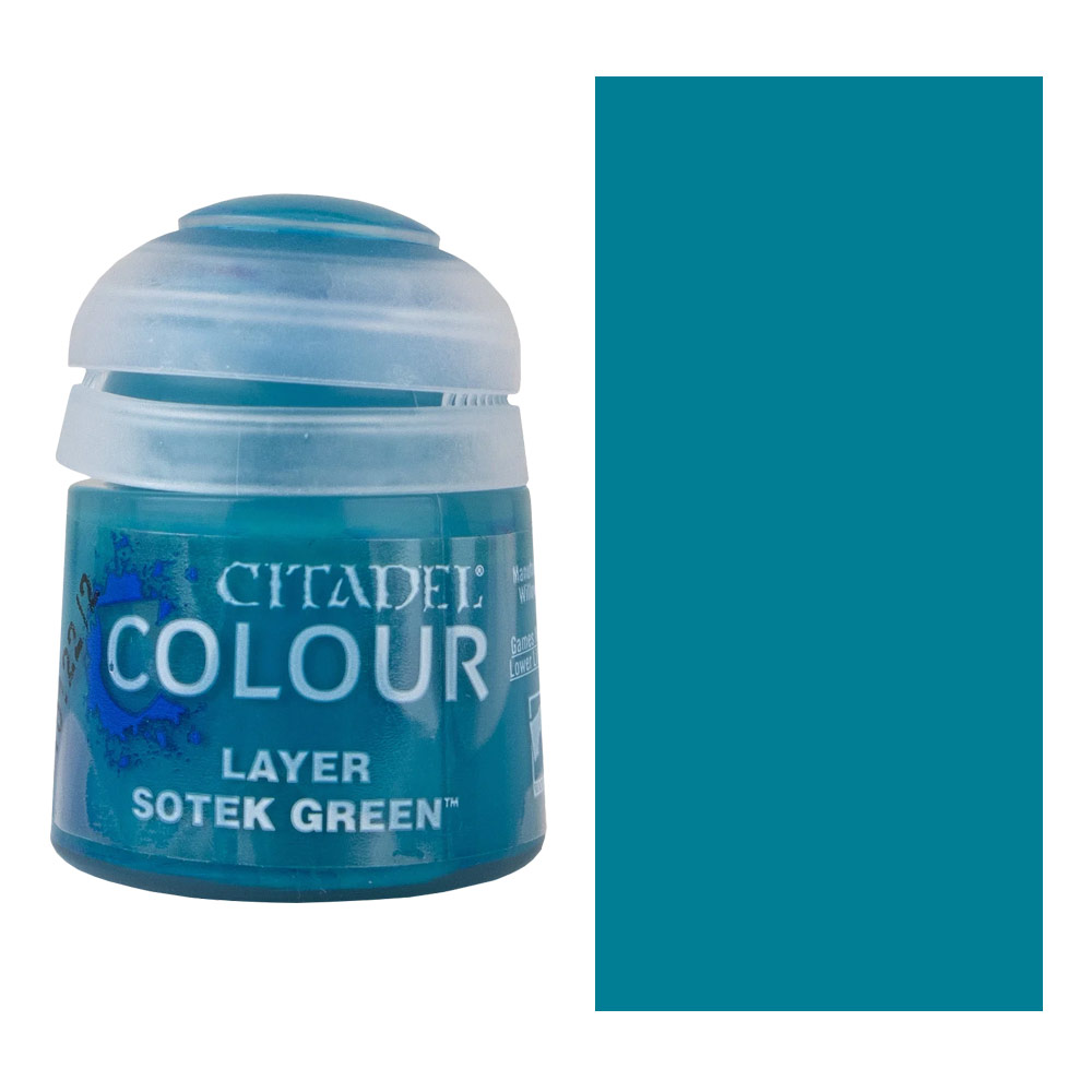 Citadel Colour Water-Based Model Paint 12ml Layer Sotek Green