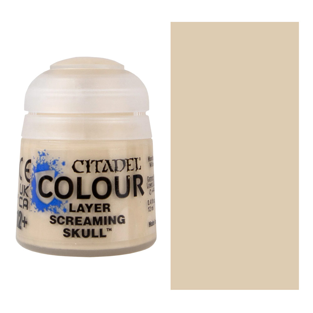 Citadel Colour Water-Based Model Paint 12ml Layer Screaming Skull