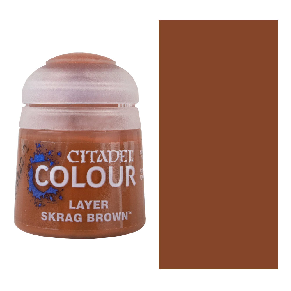Citadel Colour Water-Based Model Paint 12ml Layer Skrag Brown