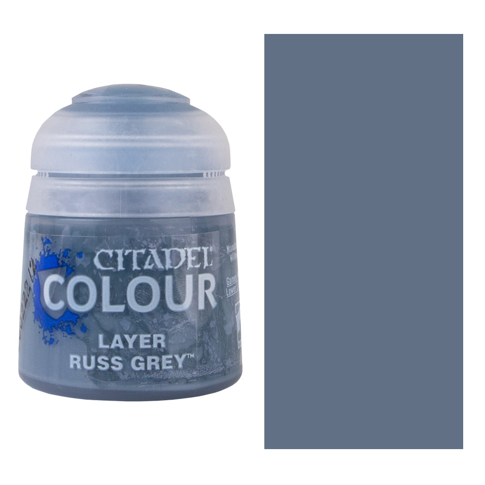 Citadel Colour Water-Based Model Paint 12ml Layer Russ Grey