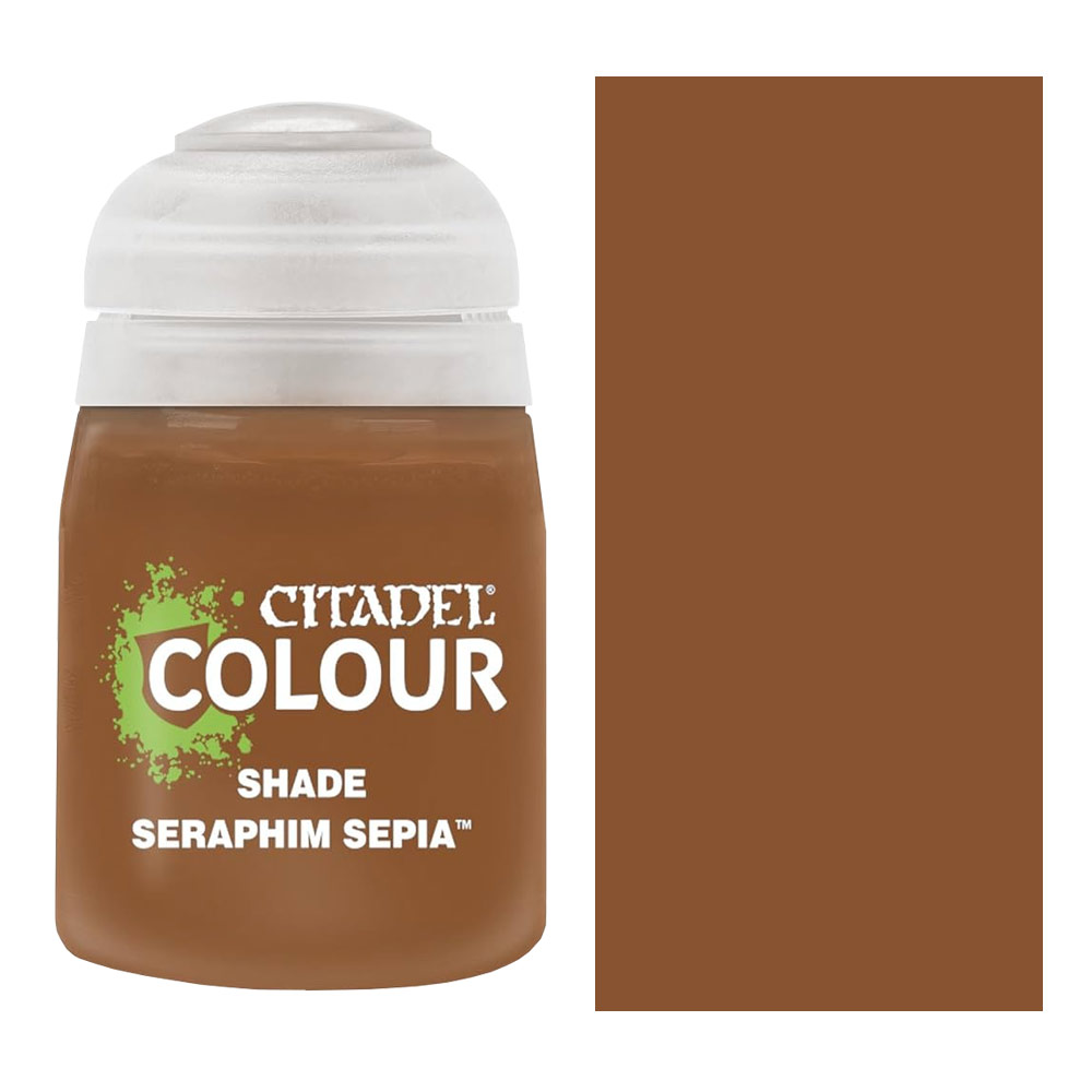 Citadel Colour Water-Based Model Paint 18ml Shade Seraphim Sepia