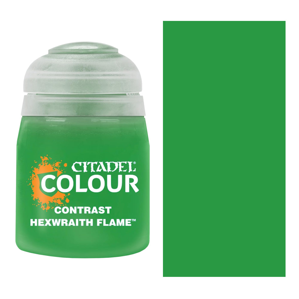 Citadel Colour Water-Based Model Paint 18ml Contrast Hexwraith Flame