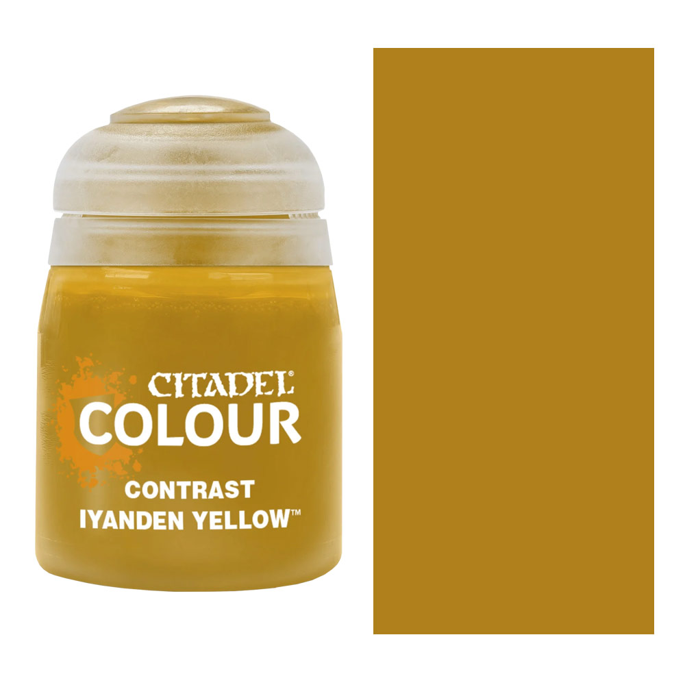 Citadel Colour Water-Based Model Paint 18ml Contrast Iyanden Yellow