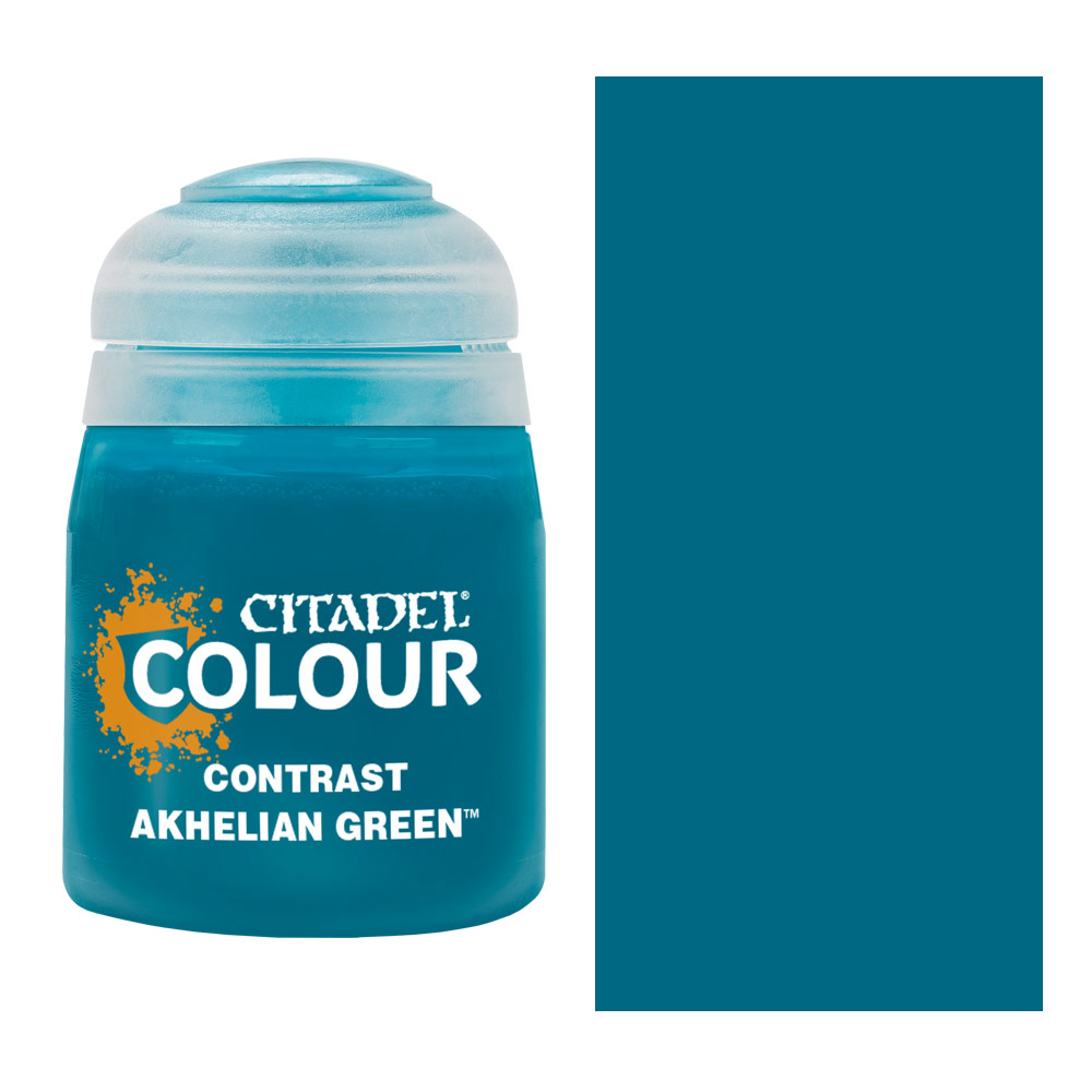 Citadel Colour Water-Based Model Paint 18ml Contrast Akhelian Green