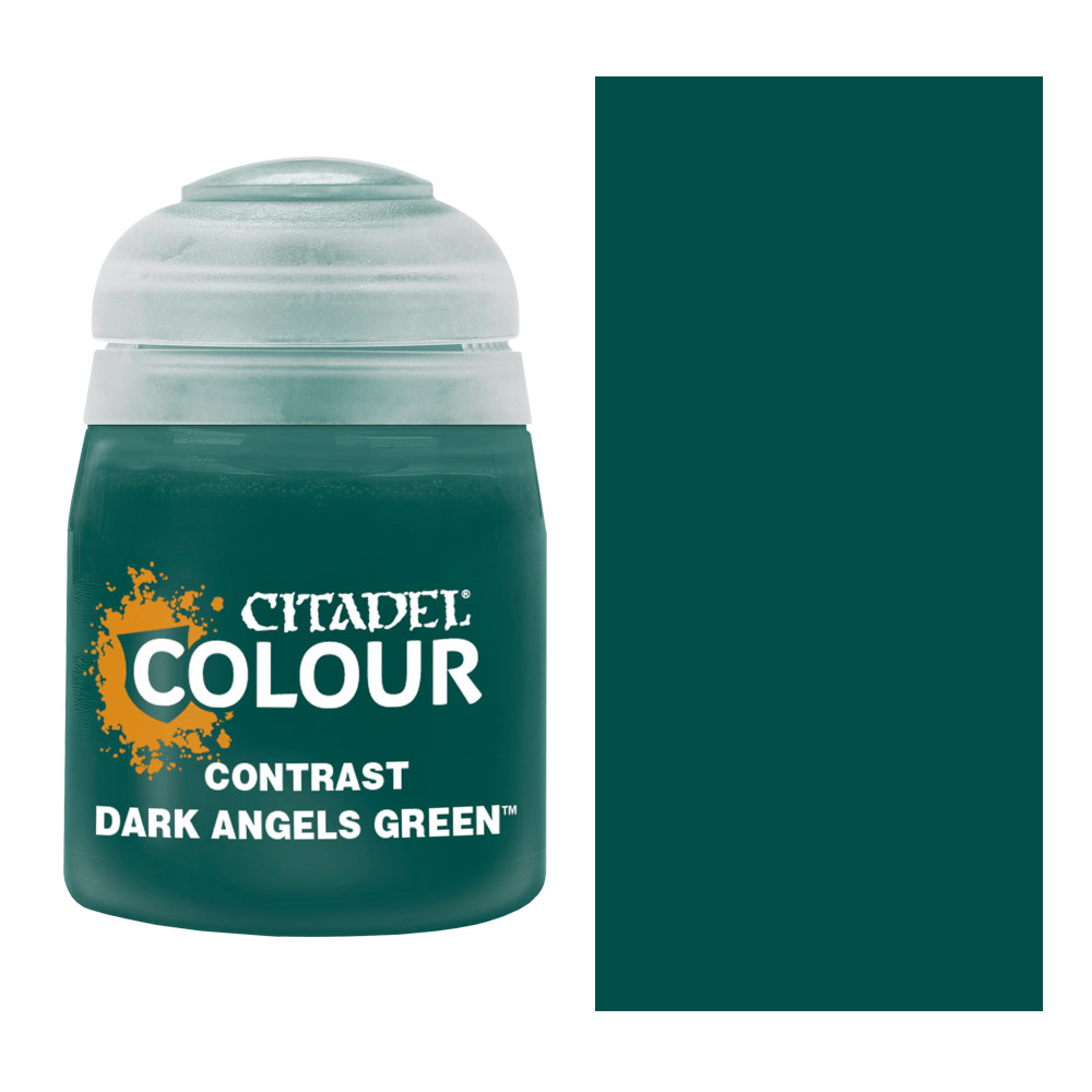 Citadel Colour Water-Based Model Paint 18ml Contrast Dark Angels Green