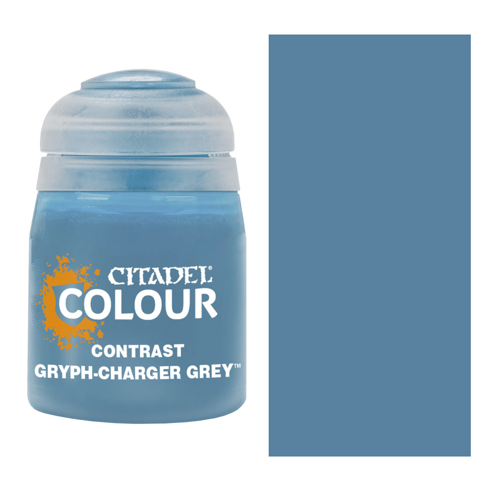 Citadel Colour Water-Based Model Paint 18ml Contrast Gryph-Charger Grey