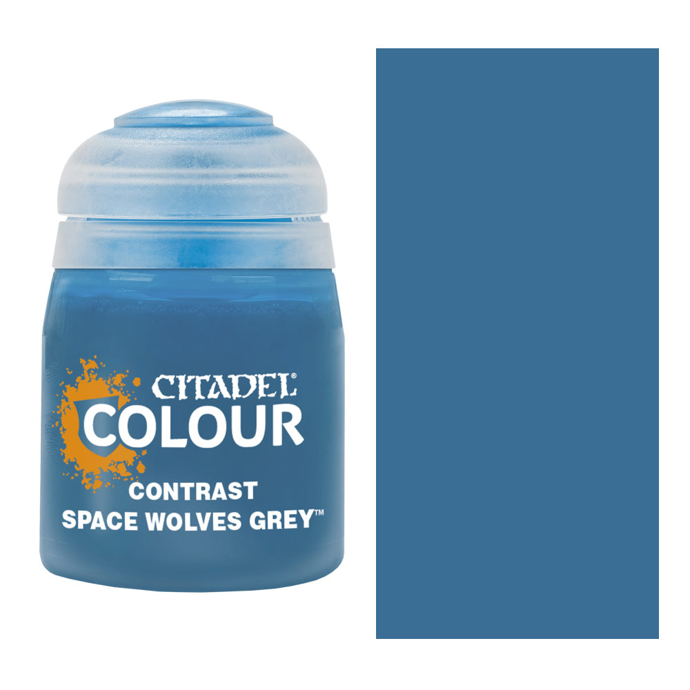 Citadel Colour Water-Based Model Paint 18ml Contrast Space Wolves Grey