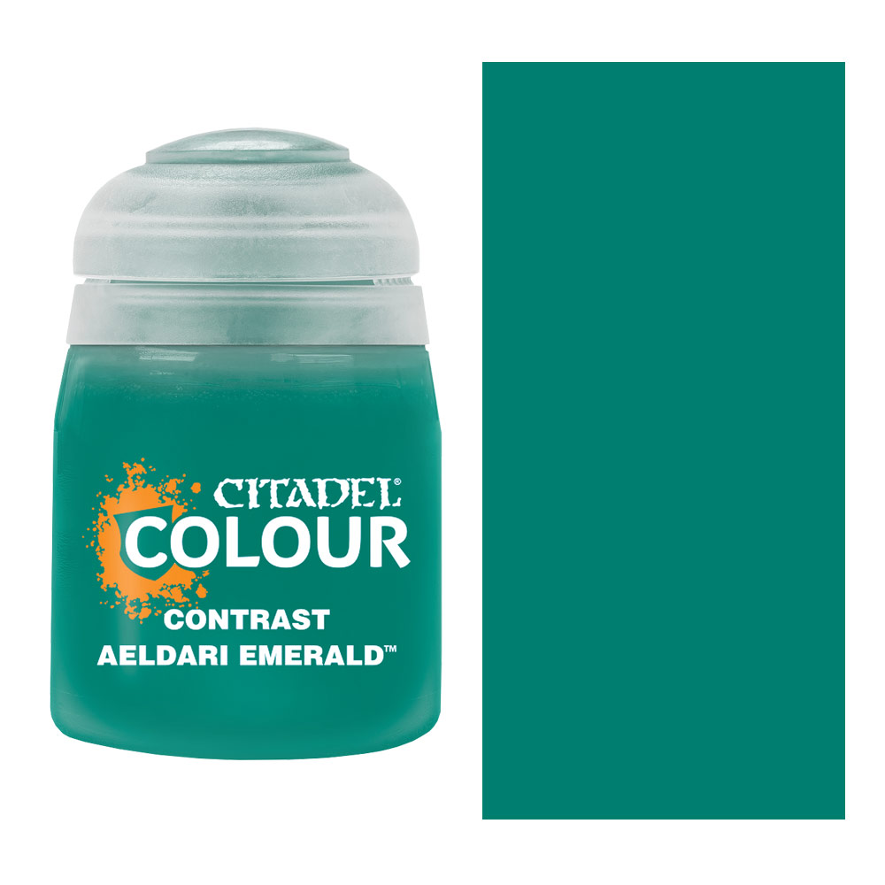 Citadel Colour Water-Based Model Paint 18ml Contrast Aeldari Emerald