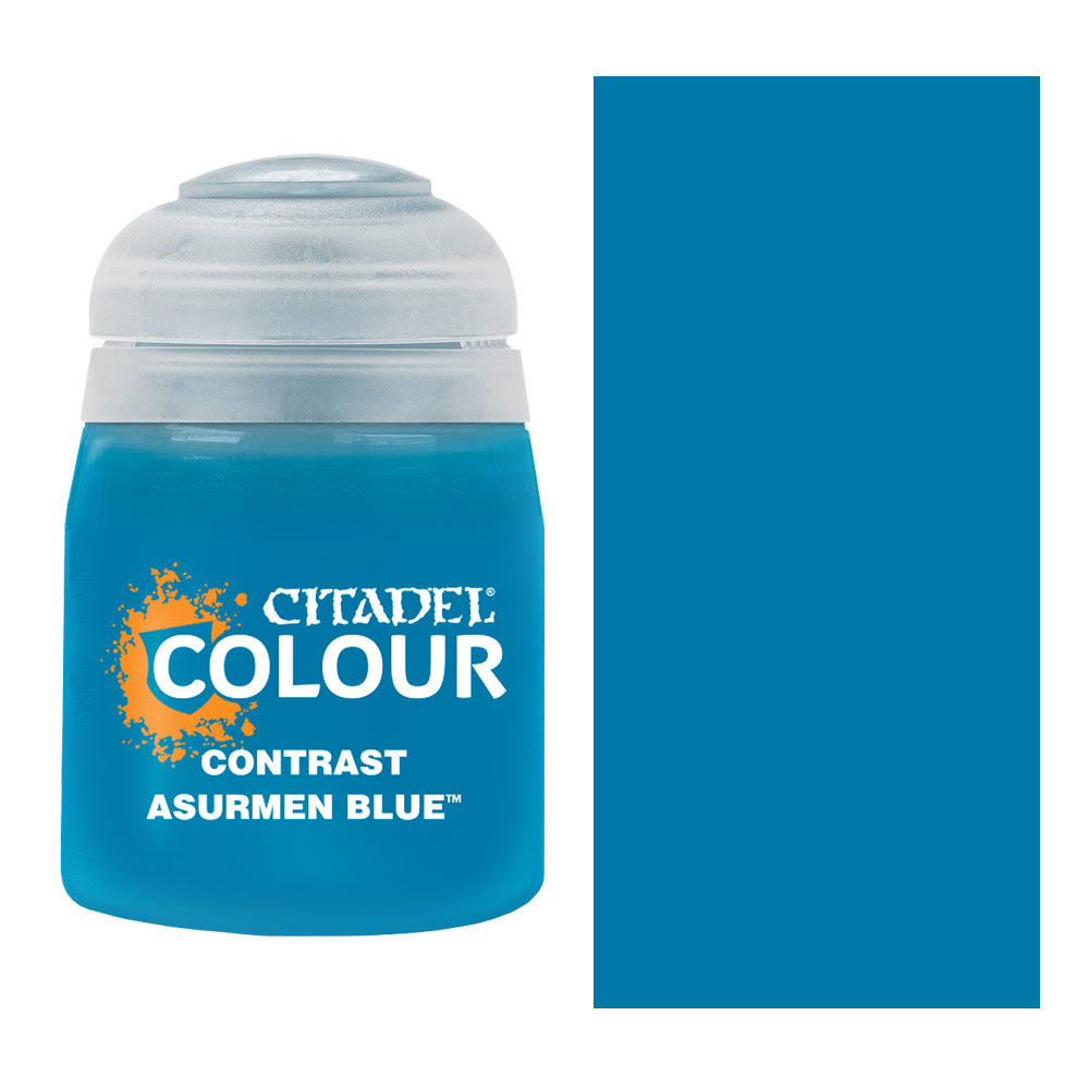 Citadel Colour Water-Based Model Paint 18ml Contrast Asurmen Blue