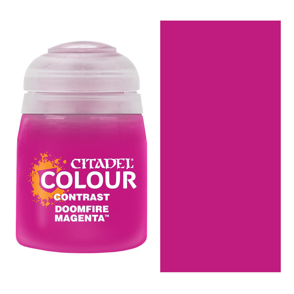 Citadel Colour Water-Based Model Paint 18ml Contrast Doomfire Magenta