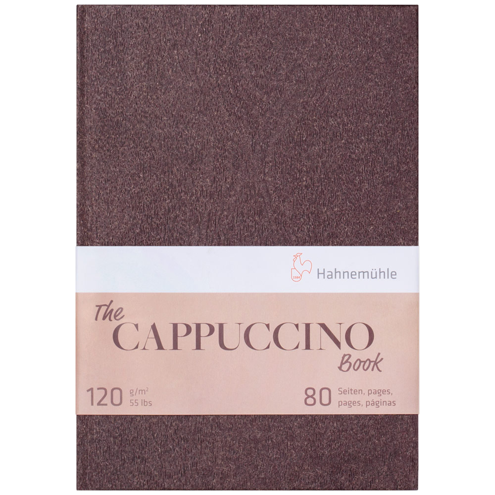 Hahnemuehle A5 The Cappuccino Book Sketchbook 40 Sheets 8"x6" Light Brown