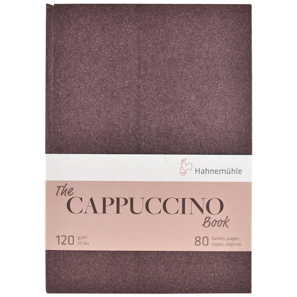 Hahnemuhle A4 The Cappuccino Book Sketchbook 40 Sheets 12"x8" Light Brown