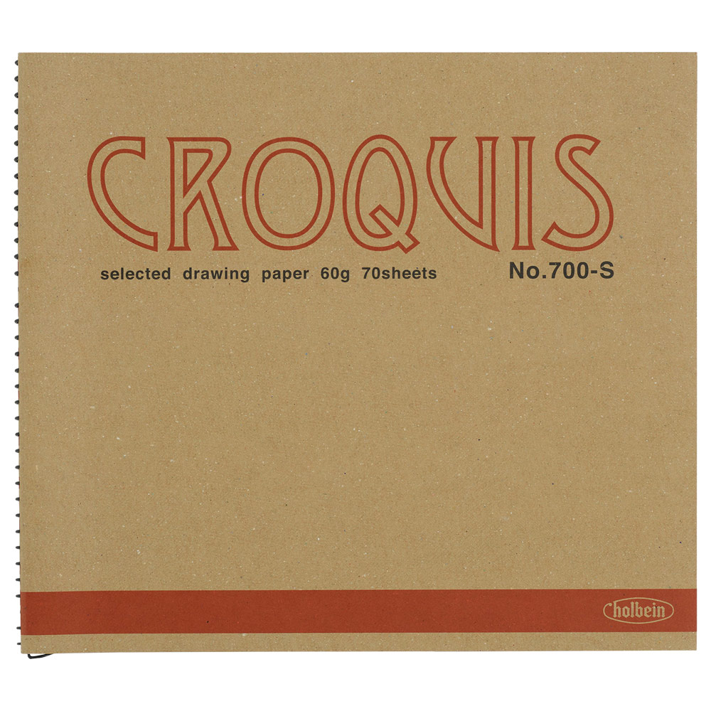 Holbein Croquis Drawing Paper Book 70 Sheets 9.5"x8.5" Natural