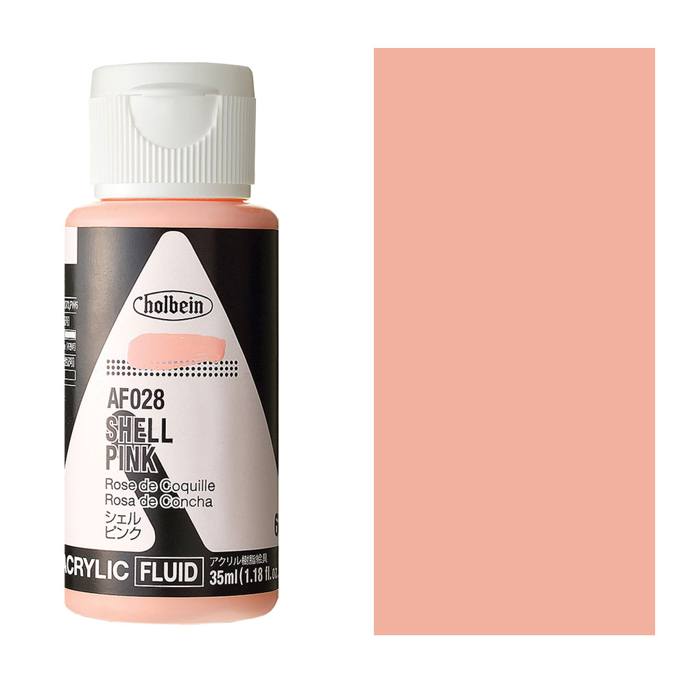 Holbein Acrylic Fluid Colors Paint 35ml Shell Pink