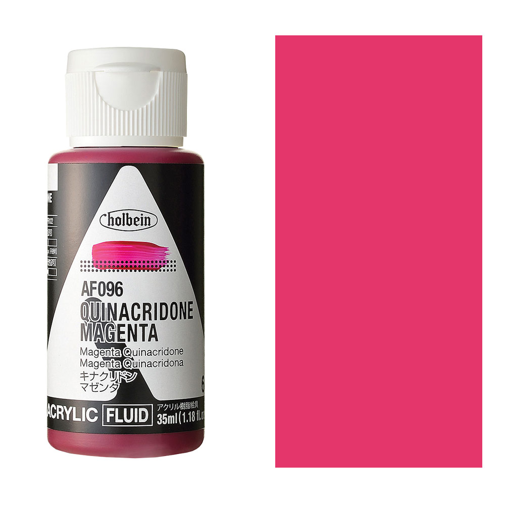 Holbein Acrylic Fluid Colors Paint 35ml Quinacridone Magenta