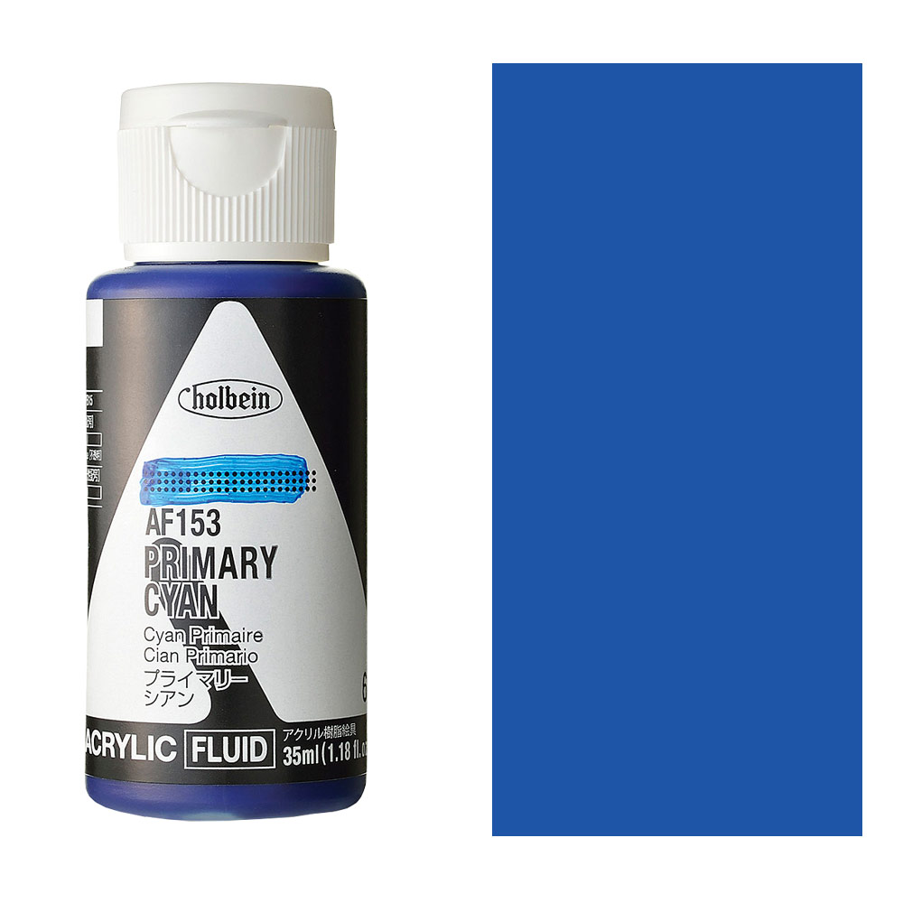 Holbein Acrylic Fluid Colors Paint 35ml Primary Cyan