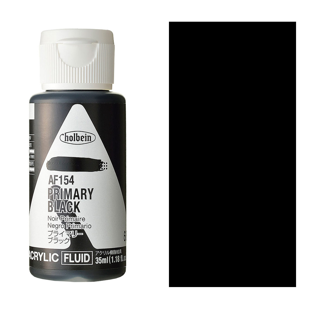 Holbein Acrylic Fluid Colors Paint 35ml Primary Black