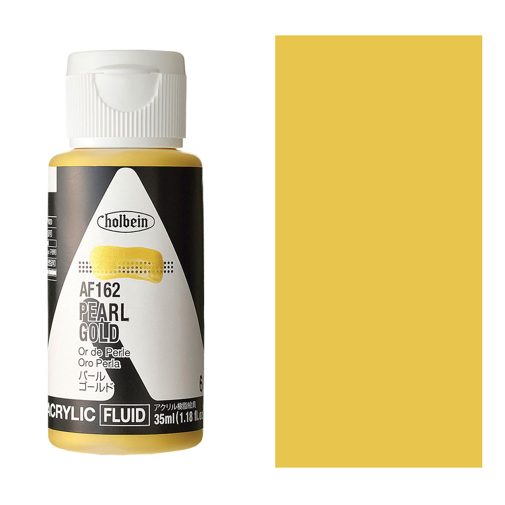 Holbein Acrylic Fluid Colors Paint 35ml Pearl Gold