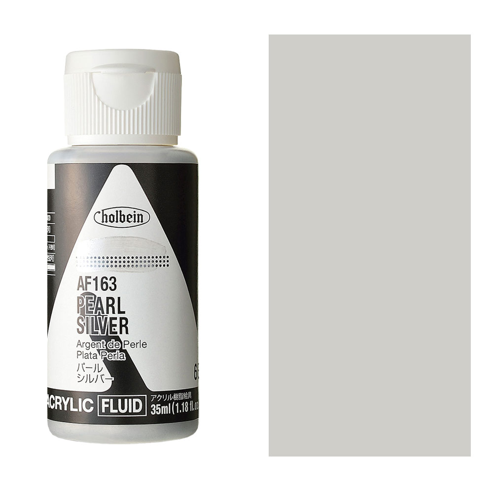 Holbein Acrylic Fluid Colors Paint 35ml Pearl Silver
