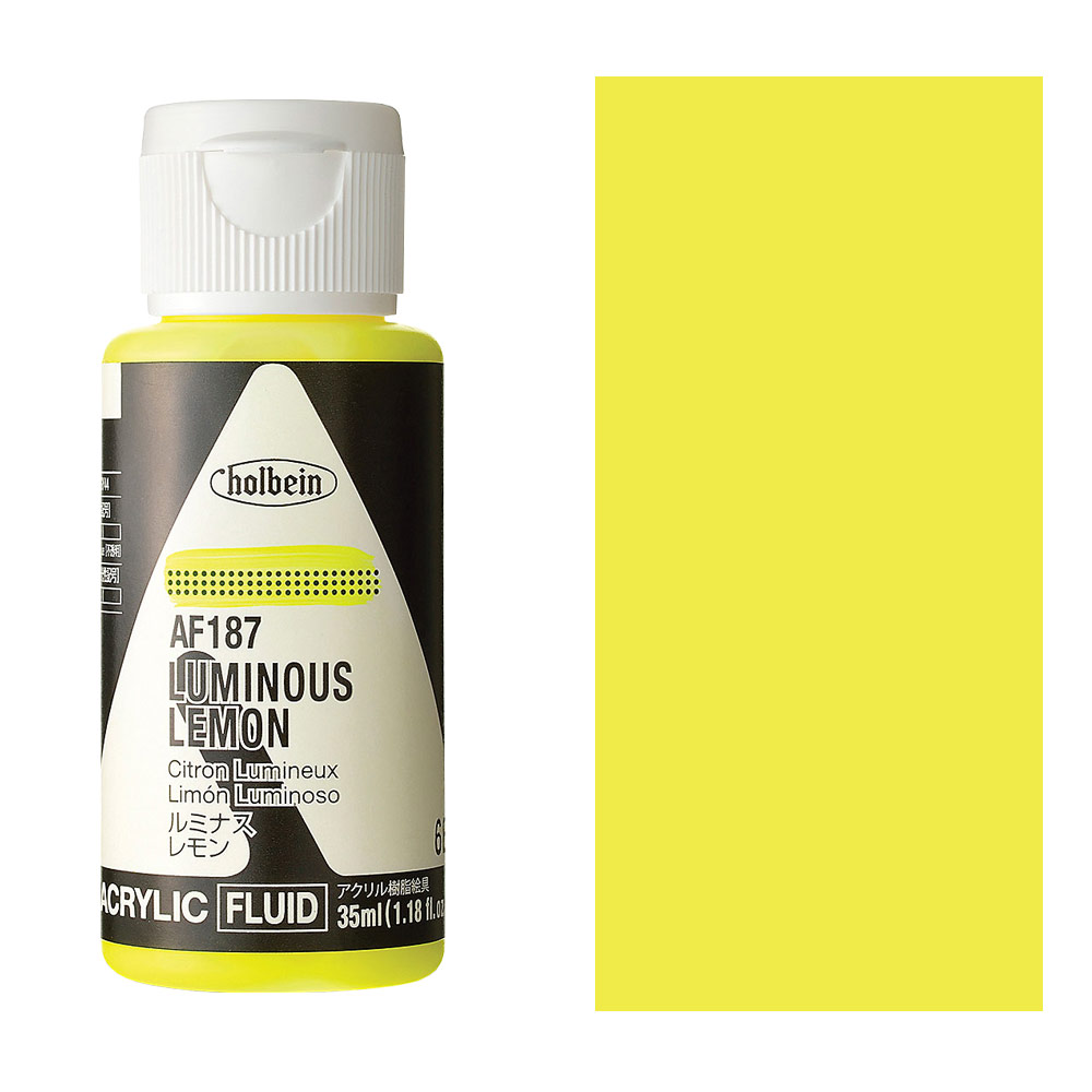 Holbein Acrylic Fluid Colors Paint 35ml Luminous Lemon
