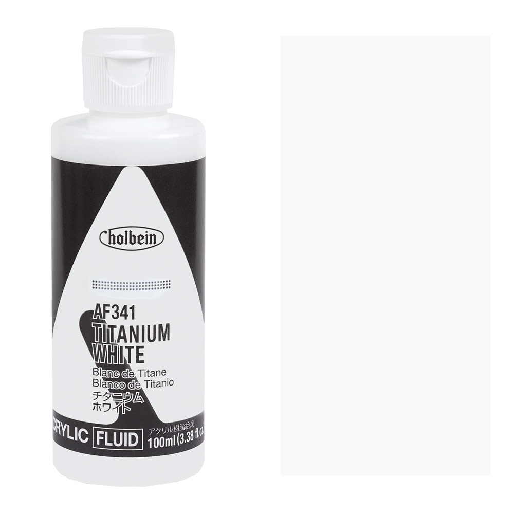 Holbein Acrylic Colors Fluid Paint 100ml Titanium White