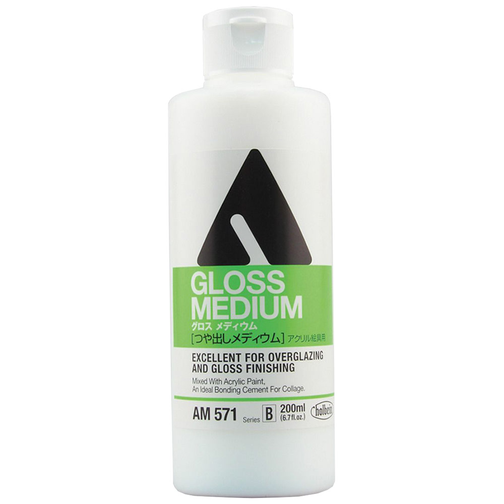Holbein Fluid Acrylic Medium 200ml Gloss
