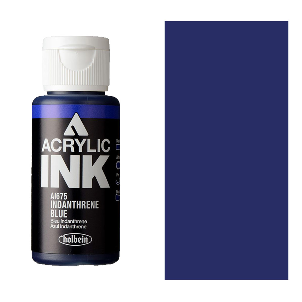 Holbein Acrylic Ink 30ml Indanthrene Blue