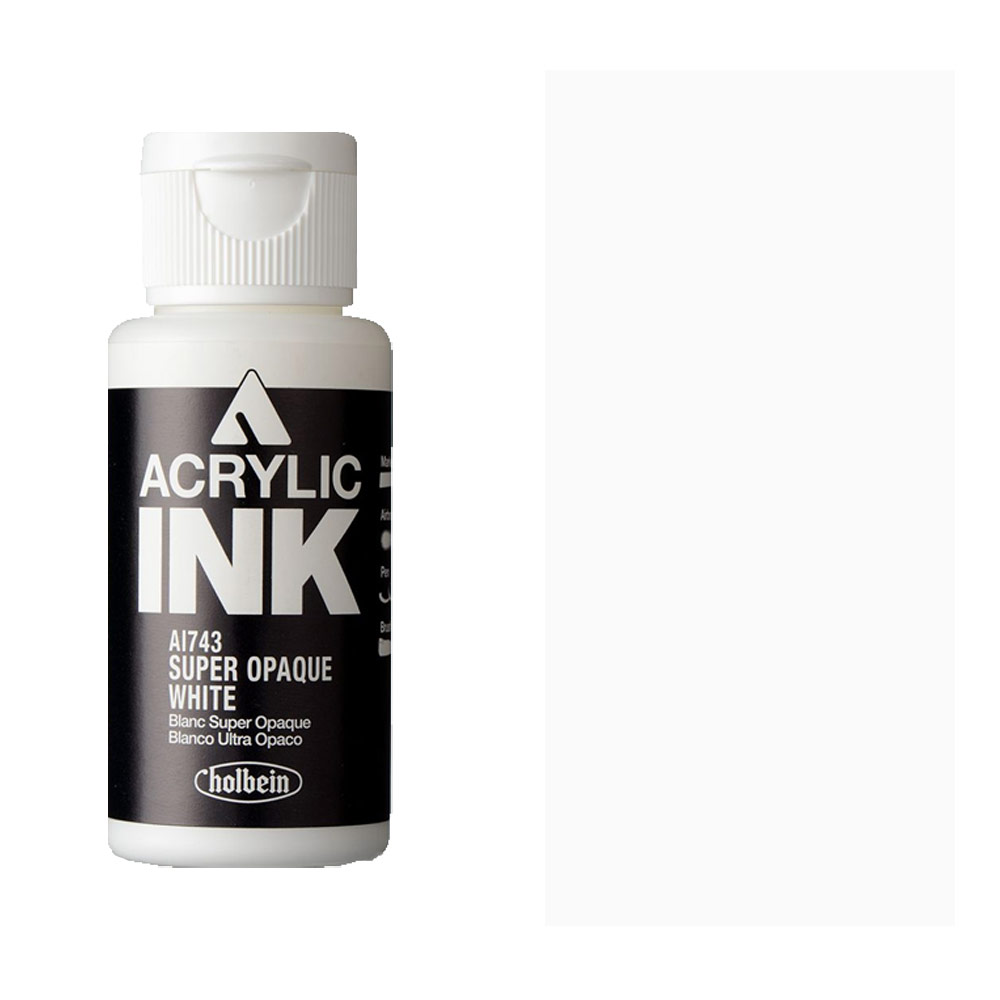 Holbein Acrylic Ink 30ml Super Opaque White