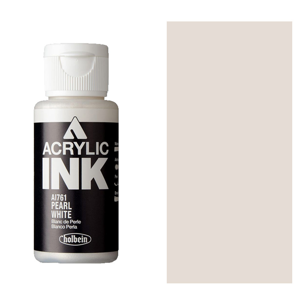 Holbein Acrylic Ink 30ml Pearl White