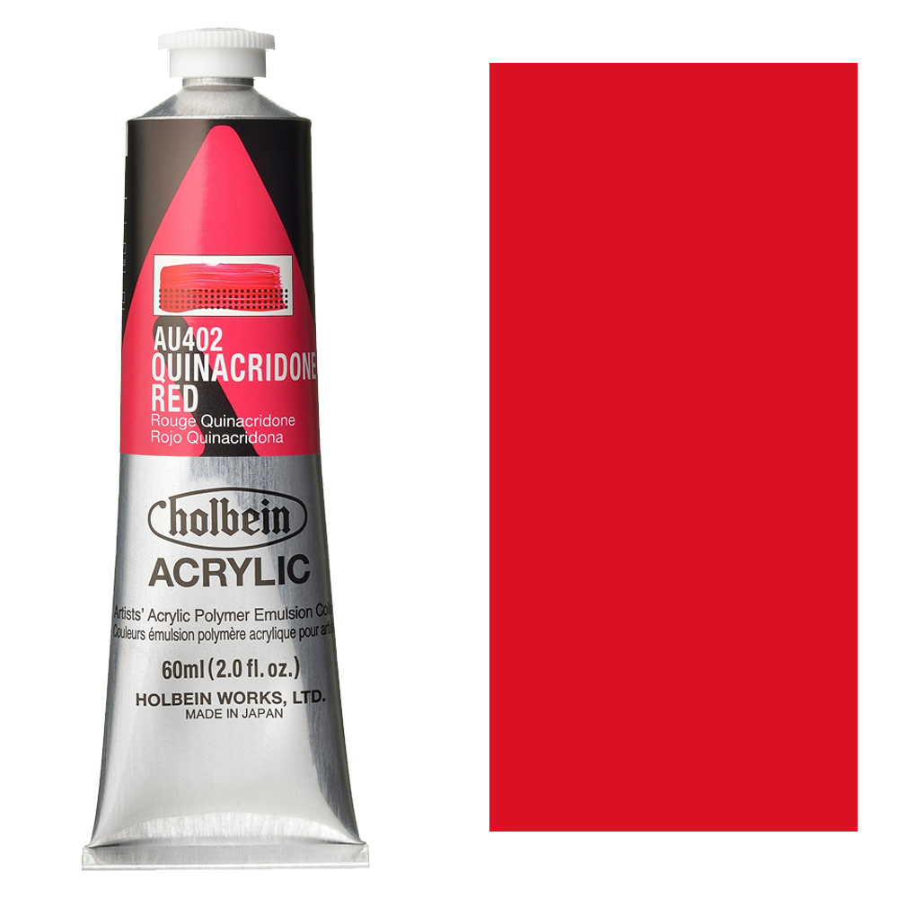 Holbein Acrylic Colors Heavy Body 60ml Quinacridone Red