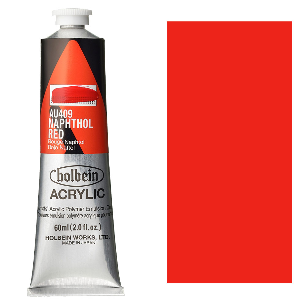 Holbein Acrylic Colors Heavy Body 60ml Napthol Red