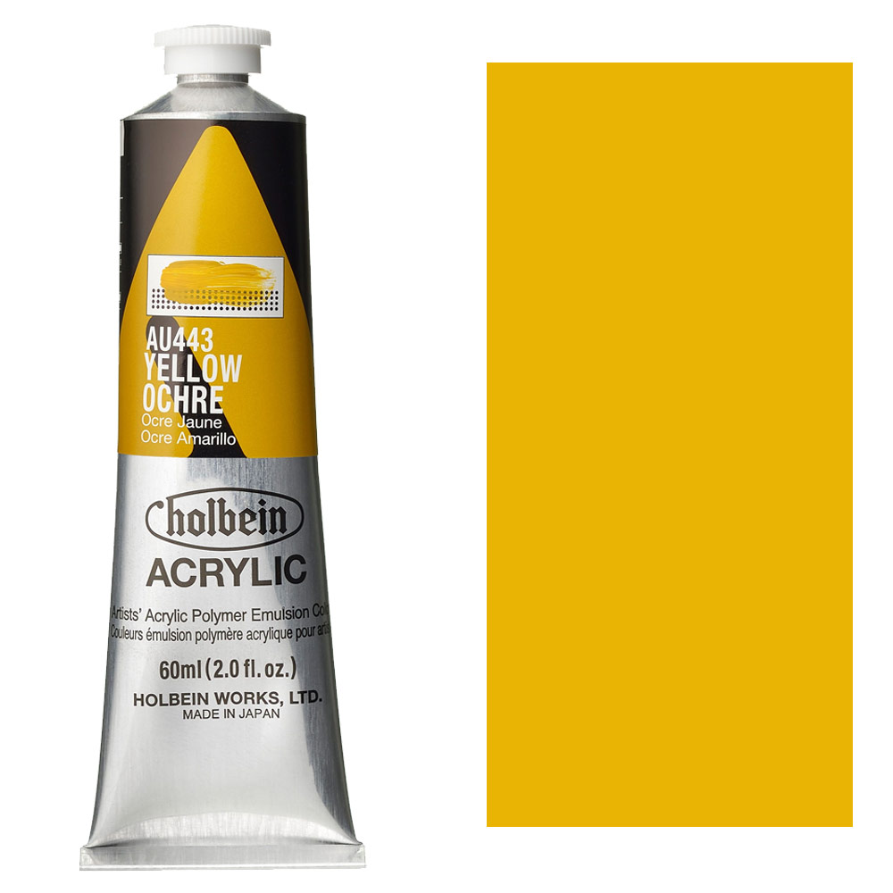 Holbein Acrylic Colors Heavy Body 60ml Yellow Ochre